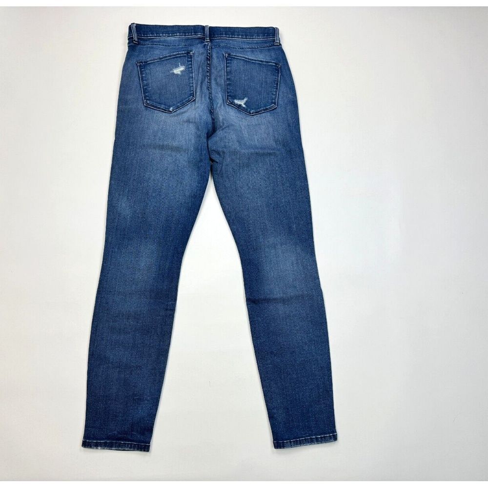 AYR Skinny Jean Women 31x28 Lightweight Stretch Cotton 5 Pockets Flat Front Blue